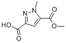 structure of CAS# 117860-56-7, 1-Methyl-1H-Pyrazole-3,5-Dicarboxylic Acid 5-Methyl Ester;5-(METHOXYCARBONYL)-1-METHYL-1H-PYRAZOLE-3-CARBOXYLIC ACID;5-CARBOMETHOXY-1-METHYL PYRAZOLE3-CARBOXYLIC ACID