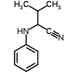 CAS#: 117874-96-1， 2-Anilino-3-Methylbutanenitrile