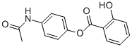 structure of CAS# 118-57-0, (4-Acetamidophenyl) 2-Hydroxybenzoate;2-Hydroxybenzoic Acid (4-Acetamidophenyl) Ester;Spectrum2_001431;Kbio2_000637