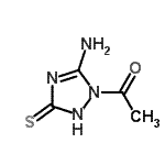 CAS#: 118025-67-5， 1-(5-Amino-3-Thioxo-2,3-Dihydro-1H-1,2,4-Triazol-1-Yl)Ethanone
