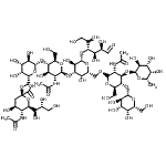 CAS#: 118045-31-1， O-(N-acetyl-a-neuraminosyl)-(2->6)-O-b-D-galactopyranosyl-(1->4)-O-2-(acetylamino)-2-deoxy-b-D-glucopyranosyl-(1->3)-O-[O-6-deoxy-a-L-galactopyranosyl-(1->3)-O-[b-D-galactopyranosyl-(1->4)]-2-(acetylamino)-2-deoxy-b-D-glucopyranosyl-(1->6)]-O-b-D-mannopyranosyl-(1->4)-D-Glucose