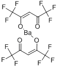structure of CAS# 118131-57-0, 1,1,1,5,5,5-Hexafluoro-2,4-Pentanedione Barium (2:1)