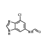 CAS#: 118134-22-8， N-(4-Chloro-1H-Benzimidazol-6-Yl)Formamide