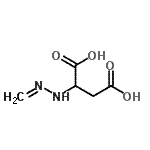 CAS#: 118186-92-8， 2-(2-Methylenehydrazino)Succinic Acid