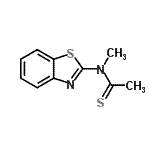 CAS#: 118215-10-4， N-(1,3-Benzothiazol-2-Yl)-N-Methylethanethioamide