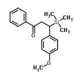 CAS#: 118356-61-9， 3-(4-Methoxyphenyl)-1-Phenyl-3-(Trimethylsilyl)-1-Propanone