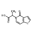 CAS#: 118376-65-1， 2-(4-Oxothieno[3,2-c]Pyridin-5(4H)-Yl)Propanoic Acid