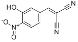 structure of CAS# 118409-62-4, 2-[(3-Hydroxy-4-Nitrophenyl)Methylidene]Propanedinitrile;2-[(3-Hydroxy-4-Nitro-Phenyl)Methylene]Propanedinitrile;2-[(3-Hydroxy-4-Nitrophenyl)Methylene]Propanedinitrile;2-(3-Hydroxy-4-Nitro-Benzylidene)Malononitrile