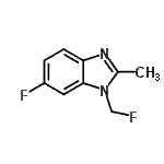 CAS#: 118469-16-2， 6-Fluoro-1-(Fluoromethyl)-2-Methyl-1H-Benzimidazole