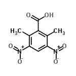 CAS#: 118561-70-9， 2,6-Dimethyl-3,5-Dinitrobenzoic Acid