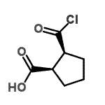 CAS#: 118577-38-1， (1R,2S)-2-(Chlorocarbonyl)Cyclopentanecarboxylic Acid