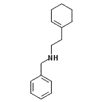 结构式 CAS# 118647-00-0, N-苄基-2-(1-环己烯-1-基)乙胺