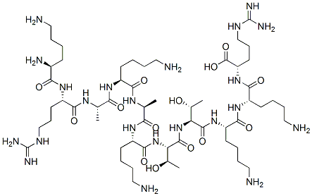 CAS#: 118675-77-7， Lysyl-Arginyl-Alanyl-Lysyl-Alanyl-Lysyl-Threonyl-Threonyl-Lysyl-Lysyl-Arginine