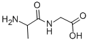 structure of CAS# 1188-01-8, Alanyl-Glycine;2-[(2-Amino-1-Oxopropyl)Amino]Acetic Acid;2-(Alanylamino)Acetic Acid;2-(2-Aminopropanoylamino)Ethanoic Acid