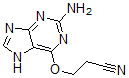 CAS#: 118822-55-2， 3-[(2-Amino-7H-purin-6-yl)oxy]propionitrile
