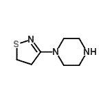 CAS#: 118879-86-0， 1-(4,5-Dihydro-1,2-Thiazol-3-Yl)Piperazine