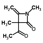 CAS#: 118987-40-9， 3-Acetyl-1,3-Dimethyl-4-Methylene-2-Azetidinone
