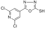 CAS#: 119221-62-4， 5-(2,6-Dichloro-4-Pyridyl)-1,3,4-Oxadiazole-2-Thiol