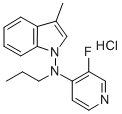 CAS#: 119229-65-1， N-(3-Fluoropyridin-4-yl)-3-methyl-N-propyl-indol-1-amine