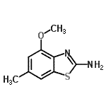 CAS#: 119282-92-7， 4-Methoxy-6-Methyl-1,3-Benzothiazol-2-Amine