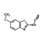 CAS#: 119283-94-2， (6-Methoxy-1,3-Benzothiazol-2-Yl)Cyanamide