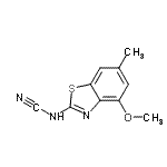 CAS#: 119283-96-4， (4-Methoxy-6-Methyl-1,3-Benzothiazol-2-Yl)Cyanamide