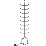 structure of CAS# 119489-67-7, 3-(Heptadecafluorooctyl)Aniline;3- ANILINE;3-(Heptadecafluorooctyl)aniline;3-(Perfluorooctyl)aniline