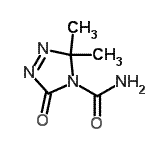 CAS#: 119493-09-3， 3,3-Dimethyl-5-Oxo-3,5-Dihydro-4H-1,2,4-Triazole-4-Carboxamide