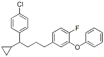 CAS#: 119544-94-4， 4-[4-(4-Chlorophenyl)-4-Cyclopropyl-Butyl]-1-Fluoro-2-Phenoxy-Benzene