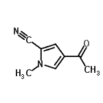 CAS#: 119580-83-5， 4-Acetyl-1-Methyl-1H-Pyrrole-2-Carbonitrile