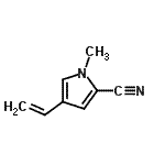 CAS#: 119580-84-6， 1-Methyl-4-Vinyl-1H-Pyrrole-2-Carbonitrile