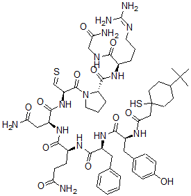 CAS#: 119617-72-0， (4-Tert-Butyl-1-Mercaptocyclohexaneacetic Acid)(1)-Argipressin