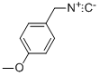 structure of CAS# 1197-58-6, 1-(Isocyanomethyl)-4-Methoxy-Benzene;4-METHOXYBENZYL ISOCYANIDE