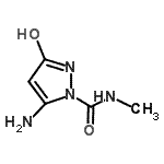CAS#: 119768-96-6， 5-Amino-N-Methyl-3-Oxo-2,3-Dihydro-1H-Pyrazole-1-Carboxamide