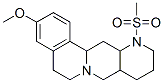 CAS#: 119813-87-5， 5,8,8a,9,10,11,12,12a,13,13a-Decahydro-3-Methoxy-12-(Methylsulfonyl)-6H-Isoquino(2,1-g)(1,6)Naphthyridine