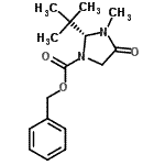 CAS#: 119906-46-6， Benzyl (2R)-3-Methyl-2-(2-Methyl-2-Propanyl)-4-Oxo-1-Imidazolidinecarboxylate