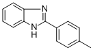 结构式 CAS# 120-03-6, 2-(4-甲基苯基)-1H-苯并咪唑