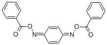 structure of CAS# 120-52-5, 4,4'-Dibenzoylquinone Dioxime;Benzoic Acid [[4-(Oxo-Phenylmethoxy)Imino-1-Cyclohexa-2,5-Dienylidene]Amino] Ester;Benzoic Acid [[4-(Benzoyloxyimino)-1-Cyclohexa-2,5-Dienylidene]Amino] Ester;[(4-Phenylcarbonyloxyimino-1-Cyclohexa-2,5-Dienylidene)Amino] Benzoate