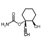 CAS#: 1200-72-2， (1S,2R)-1-Ethynyl-2-Hydroxycyclohexyl Carbamate