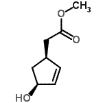 CAS#: 120052-54-2， Methyl [(1S,4S)-4-Hydroxy-2-Cyclopenten-1-Yl]Acetate