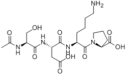 CAS#: 120081-14-3， (2S)-1-[(2S)-2-[[(2S)-2-[[(2S)-2-Acetamido-3-Hydroxypropanoyl]Amino]-4-Hydroxy-4-Oxobutanoyl]Amino]-6-Aminohexanoyl]Pyrrolidine-2-Carboxylic Acid