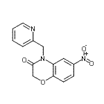 CAS#: 120122-93-2, 6-Nitro-4-(2-Pyridinylmethyl)-2H-1,4-Benzoxazin-3(4H)-One
