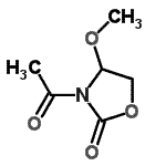 CAS#: 120224-27-3， 3-Acetyl-4-Methoxy-1,3-Oxazolidin-2-One