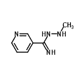 CAS#: 120241-68-1， 3-Pyridinecarboximidic acid 2-Methylhydrazide