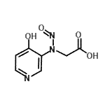 CAS#: 120256-17-9， [(4-Hydroxy-3-Pyridinyl)(Nitroso)Amino]Acetic Acid