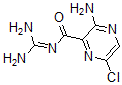 structure of CAS# 1203-87-8, 3-Amino-6-Chloro-N-(Diaminomethylidene)Pyrazine-2-Carboxamide;3-Amino-6-Chloro-N-(Diaminomethylene)Pyrazine-2-Carboxamide;3-Amino-6-Chloro-N-(Diaminomethylene)-2-Pyrazinecarboxamide;3-Amino-6-Chloro-N-(Diaminomethylene)Pyrazinamide
