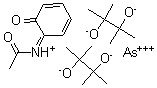 CAS#: 120375-63-5, Acetyl-(6-Oxo-1-Cyclohexa-2,4-Dienylidene)Azanium, Arsenic(+3) Cation