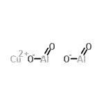 structure of CAS# 12042-92-1, Copper(2+) Bis[Oxido(Oxo)Aluminium]