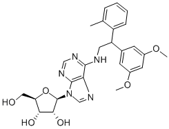 CAS#: 120442-40-2， N(6)-(2-(3,5-Dimethoxyphenyl)-2-(2-methylphenyl)ethyl)adenosine