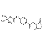 CAS#: 120465-50-1， 2-Methyl-2-Propanyl (4-{[(2,5-Dioxo-1-Pyrrolidinyl)Oxy]Carbonyl}Phenyl)Carbamate